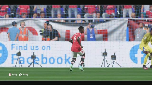 FIFA 22 Дембеле с лету пятка