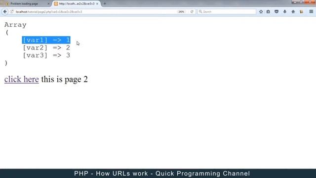 25 - PHP with MYSQL tutorials - beginner series - How query strings and URLs work смотреть онлайн