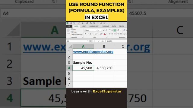 ROUND Function in Excel | #roundfunction #DataAnalysis #roundformula #ExcelFunctions смотреть онлайн