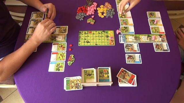 Настольная игра - Поселенцы "let's play" , board game Imperial Settlers смотреть онлайн