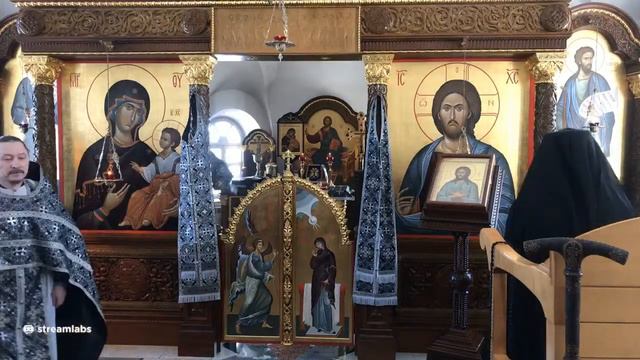Вечерня 24.03.2021 свт.Софрония смотреть онлайн