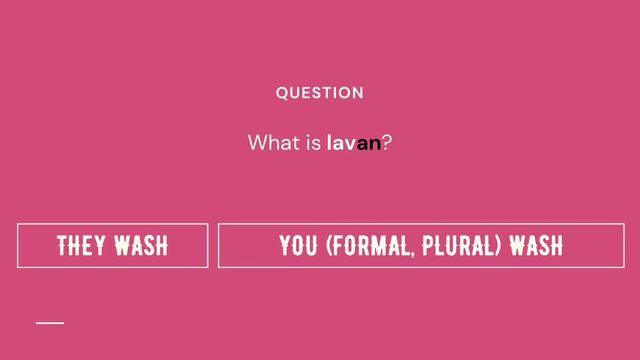 TO WASH-LAVAR | Conjugations in Spanish | Present tense verb conjugation смотреть онлайн