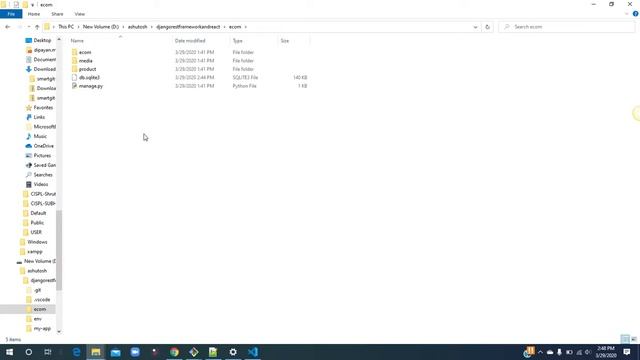 Part 1 Django react Tutorial In Hindi Django and react Project setup and installation with GitHub смотреть онлайн