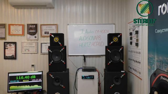 Нестандартная система: JL Audio C1-400X, Audison AP8, Hertz HCP4D - полный тест.