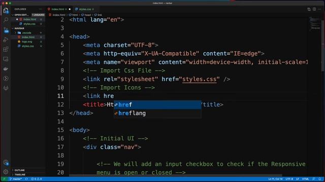 Build a Responsive Navbar using HTML and CSS - Speed Code смотреть онлайн