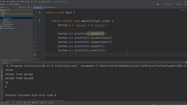 (#11) La classe String en Java смотреть онлайн