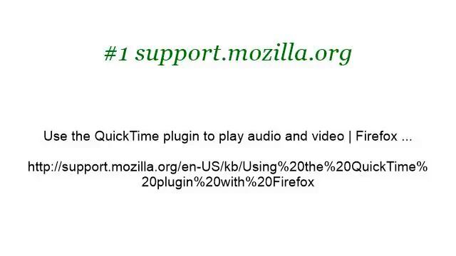 How-To Install The Quicktime Plugin For Firefox 1.5 смотреть онлайн