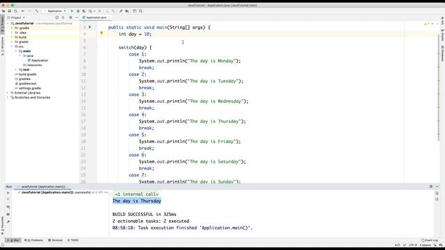 Switch Case Statements | Java tutorials For Beginners смотреть онлайн