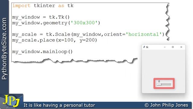 The tkinter place method positions widgets смотреть онлайн