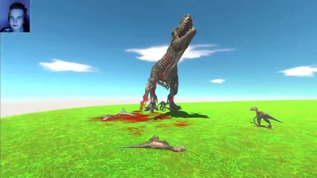 13 Велоцираптор Vs TRex  | Кто победит | Animal Revolt Battle Simulator