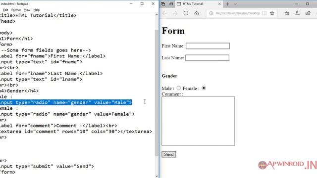 Html for Beginners 10 Form Fields-(Radio Button, Check Box) & Fieldset With Legend смотреть онлайн