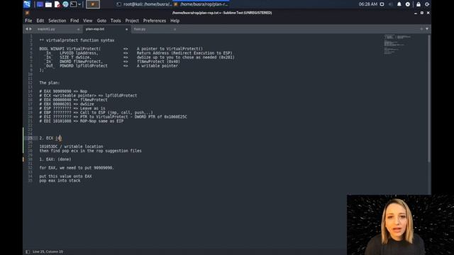 DEP Bypass using ROP Chains смотреть онлайн