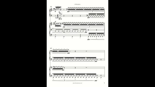Spectral waves, for two pianos — Xavier Pagès-Corella [with score] смотреть онлайн