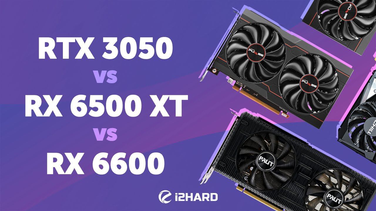 Тест RTX 3050 Vs RX 6500XT Vs RX 6600