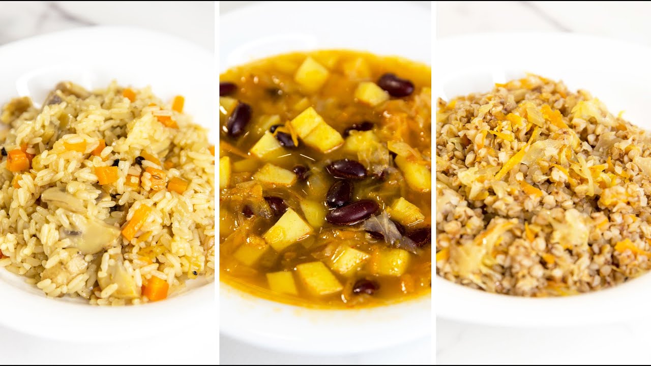 3 БЫСТРЫХ Постных Рецепта на КАЖДЫЙ ДЕНЬ! Такие ПОСТНЫЕ Рецепты Понравятся ВСЕМ! смотреть онлайн