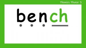 'ch' Words _ Blending Phonics Phase 3