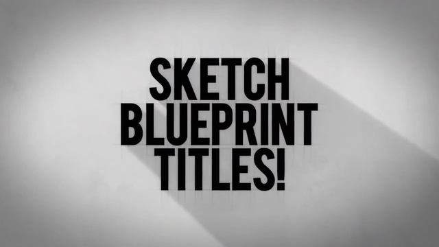 Sketch Titles Reveal Motion Graphics Templates смотреть онлайн