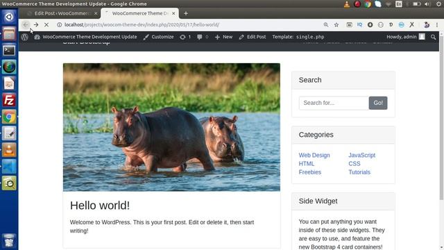Wordpress WooCommerce Theme Development Tutorials #18 Single Page Template & 404 Page Template смотреть онлайн