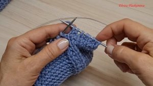 СЛЕДКИ-ТАПОЧКИ БЕЗ ШВОВ НА 2 СПИЦАХ. Домашние тапочки.