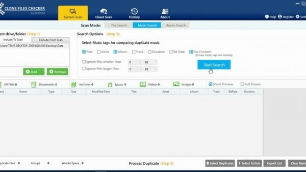 Windows Media Player Duplicate Songs Finder