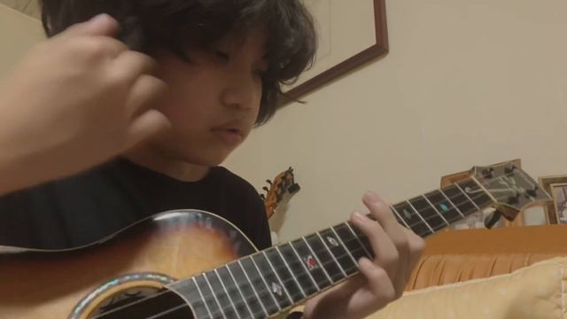 Wish you were here / Pink Floyd, arranged and played by Feng E, ukulele fingerstyle смотреть онлайн