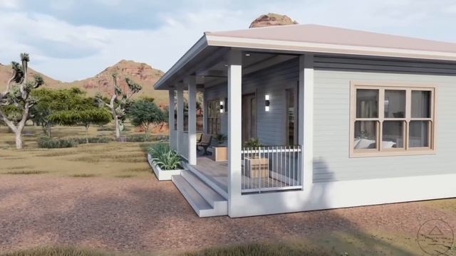 (5x10 Meters) Small House Design Idea | Cabin House Tour смотреть онлайн