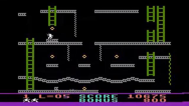 A solution to Figurits Revenge Jumpman Junior for the Atari 8 bit. Atari 800XL смотреть онлайн