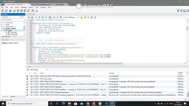 MySQL Workbench: Error code 1064 Synchronize Model - Erro ao sincronizar modelo смотреть онлайн