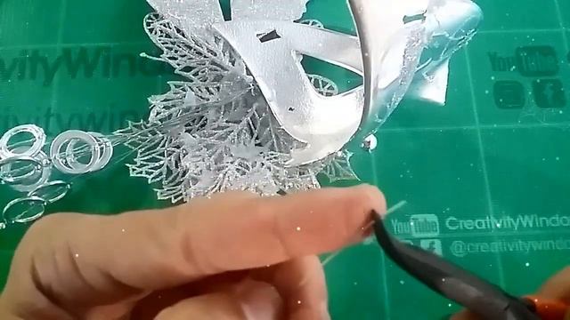 Using Christmas Decoration to Make a Silver Mask смотреть онлайн
