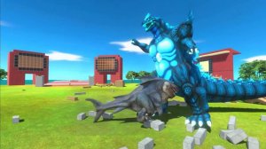 Dark Monster War - Team Dark GODZILLA 2014 x KONG vs Team MECHAGODZILLA 2021 Ice Frostbite x KIRYU