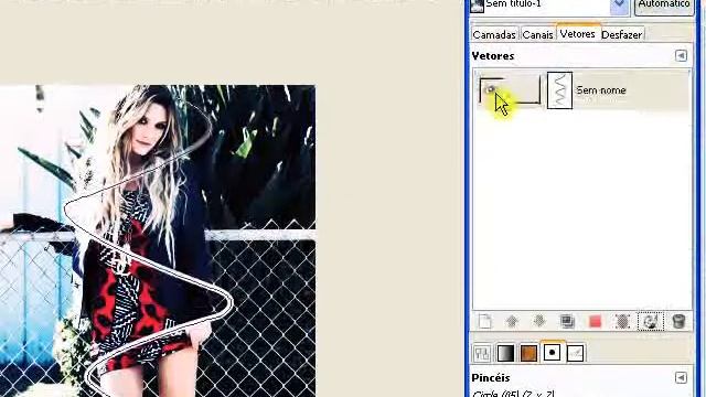 Criando e aplicando fio de luz no The Gimp ( Line Glow ) смотреть онлайн