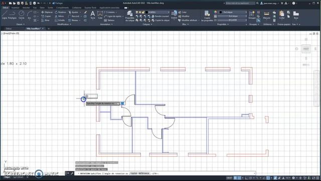 Autocad 50 Insertions portes cloisons et menuiseries ext смотреть онлайн