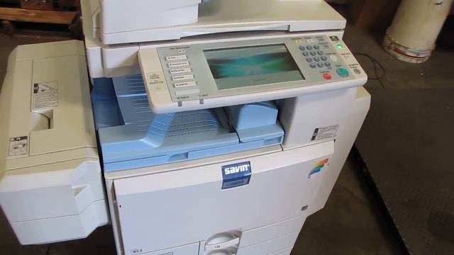Savin C2525 Color Copier Printer Scanner Network with extra toner смотреть онлайн
