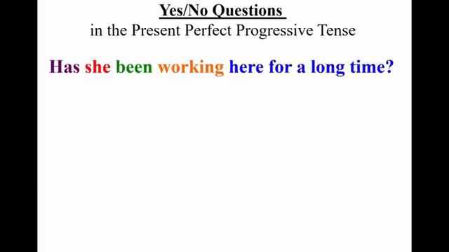 02 05 Present Perfect Progressive Questions Lecture смотреть онлайн