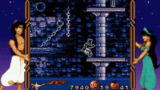 Disney's Aladdin (Super Game Boy) - Complete Playthrough смотреть онлайн