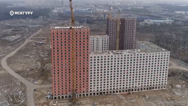 ЖК «Измайловский лес» — аэросъемка МСКГуру. Ноябрь 2017. смотреть онлайн