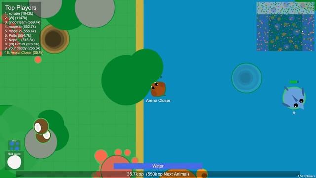 Mope.io - Smallest MAMMOTH! смотреть онлайн
