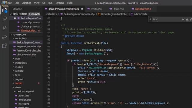 40. Simpan Dokumen ke DB dan Server Menggunakan FileInput (Lanjutan) - Yii2 Tutorial Indonesia смотреть онлайн
