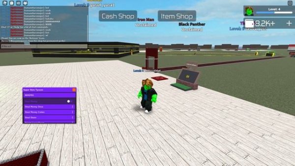 Super Hero Tycoon Script 2021-2022