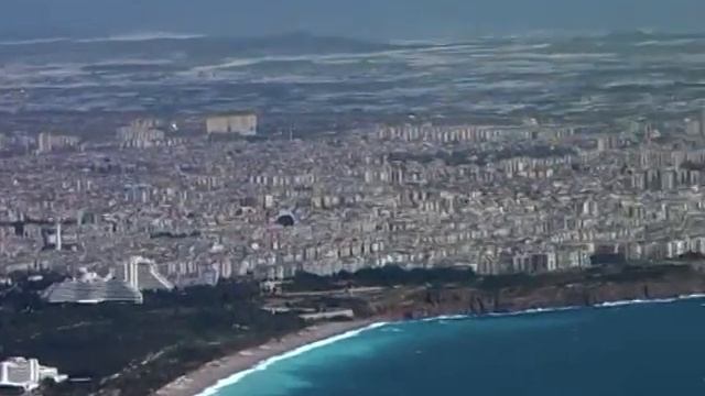 Турция, Анталия: Вершина гора ТЮНЕКТЕПЕ с рестораном / TÜNEKTEPE KALESİ смотреть онлайн