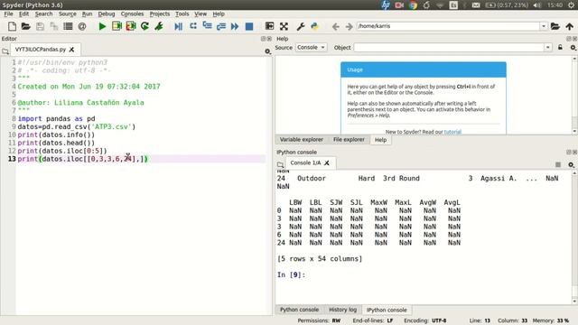 Pandas desde cero (Python): ¿Cómo seleccionar renglones y columnas de un archivo CSV? (Muy Básico) смотреть онлайн