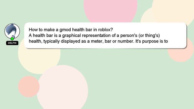 How to make a gmod health bar in roblox? смотреть онлайн