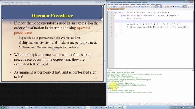 Java Tutorial - Operator Precedence Explained смотреть онлайн