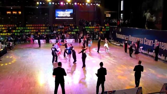 Самба (Взрослые+Молодежь D класс, 8 танцев) 1\2 финала Первенство СФТС СПб 17.01.2020 смотреть онлайн