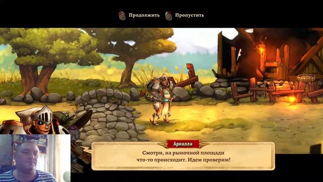 ПЕРВЫЙ ВЗГЛЯД)!!!SteamWorld Quest Hand of Gilgamech смотреть онлайн