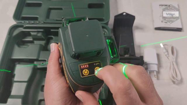 POPOMAN Niveau Laser Vert 3x360° - Popoman Mtm350b - POPOMAN Line laser - Unboxing смотреть онлайн