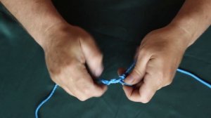 Как привязать поводок на перемет. Рыболовные узлы. Подвесная петля.