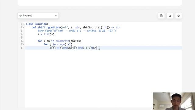 Leetcode - Shifting Letters (Python) смотреть онлайн