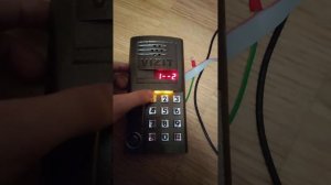 Как поставить общий код на домофон VIZIT SM101T