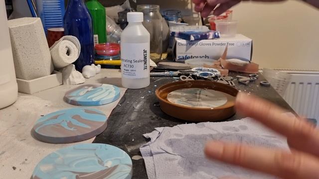 Quick jesmonite sealing technique смотреть онлайн